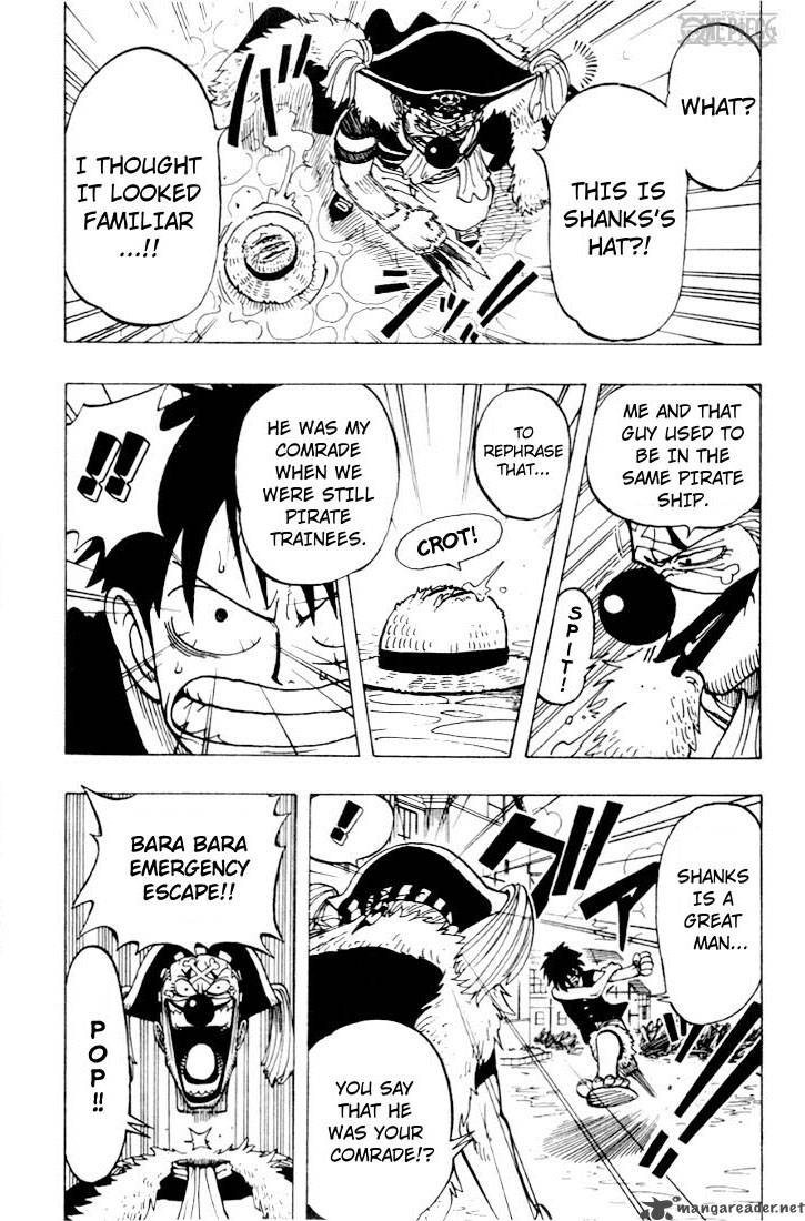 One Piece Manga Chapter 18 page 23 - The Pirate "Buggy the Clown"