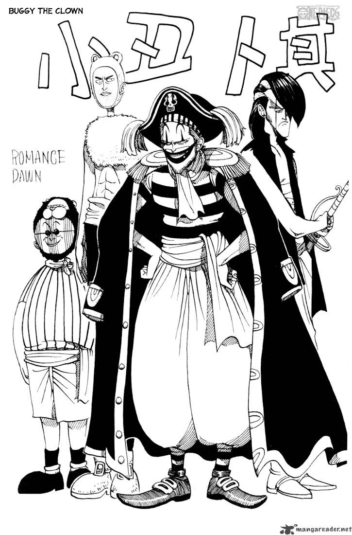 One Piece Manga Chapter 18 page 25 - The Pirate "Buggy the Clown"
