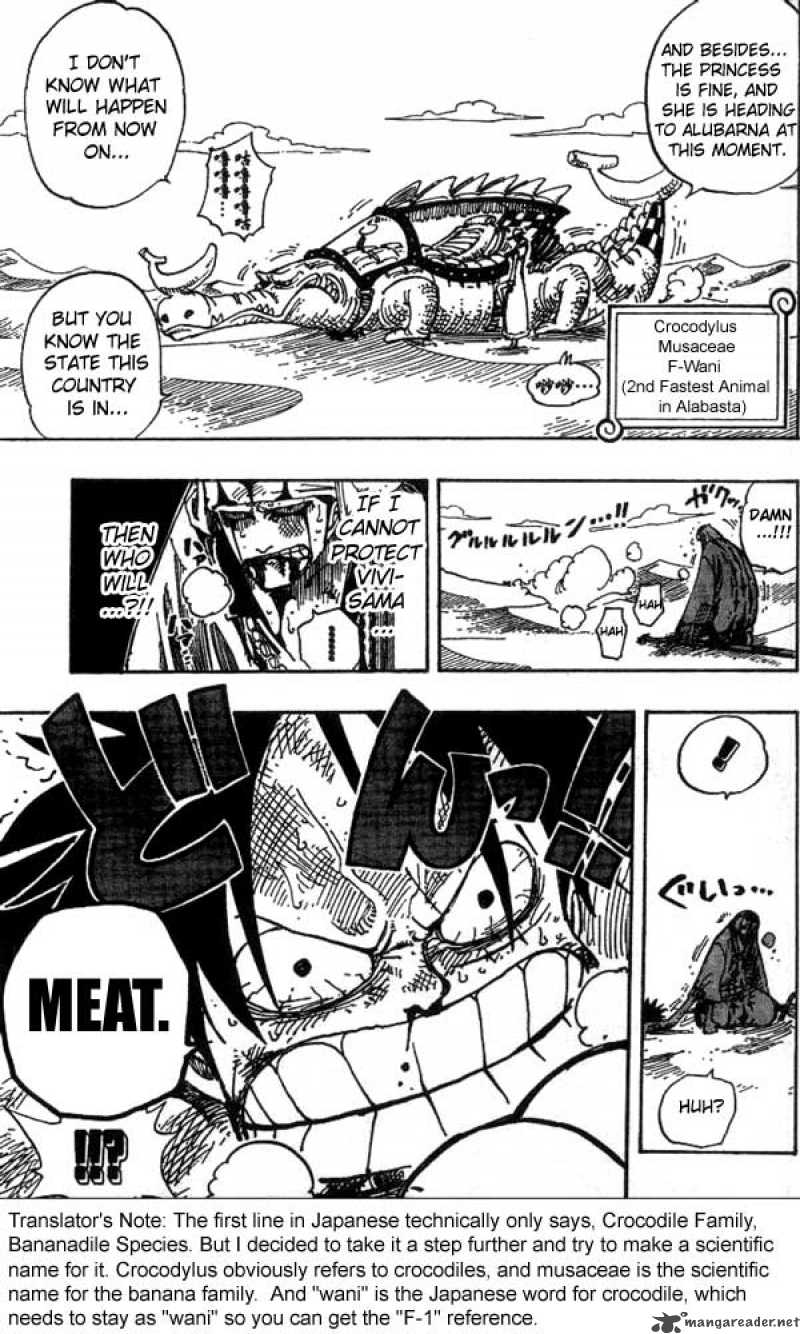One Piece Manga Chapter 180 page 7 - Arabasta Animal Land