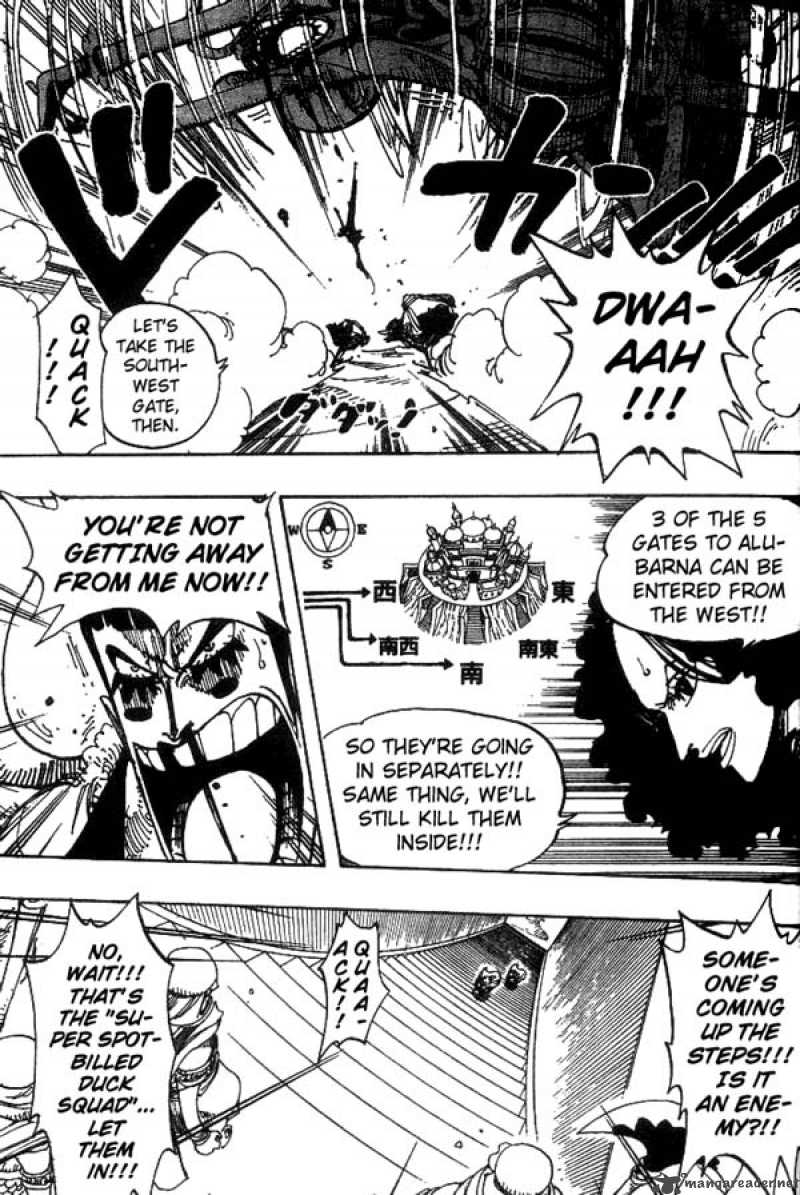 One Piece Manga Chapter 181 page 12 - Super Spot-Billed Duck Quiz
