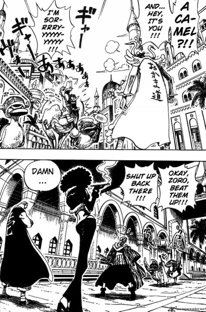 One Piece Manga Chapter 181 page 16 - Super Spot-Billed Duck Quiz