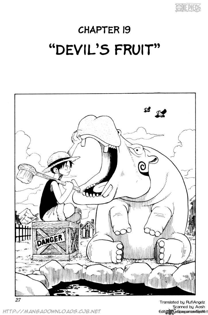 One Piece Manga Chapter 19 page 1 - Devil Fruit