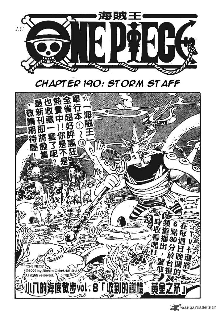 One Piece Manga Chapter 190 page 1 - Clima-Tact