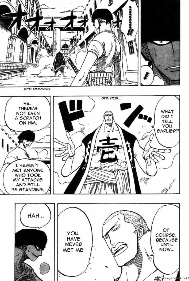 One Piece Manga Chapter 194 page 10 - Cutting Steel