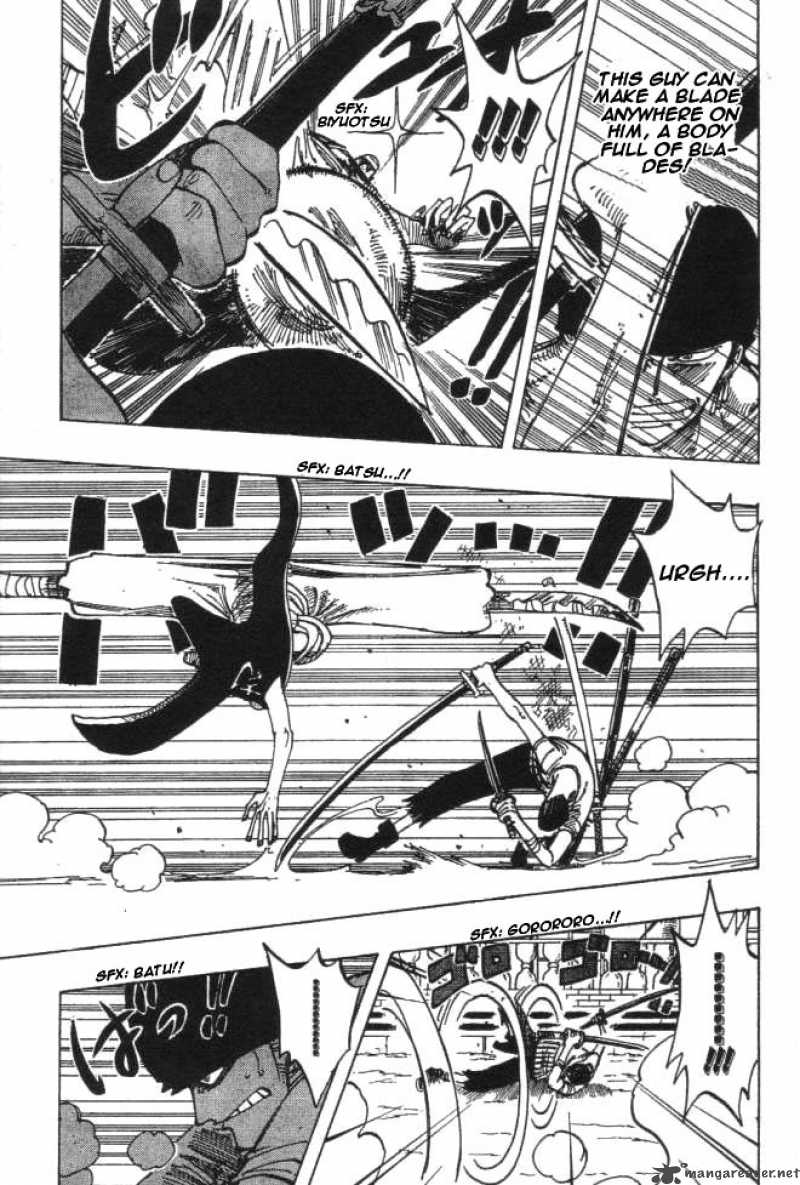One Piece Manga Chapter 194 page 12 - Cutting Steel