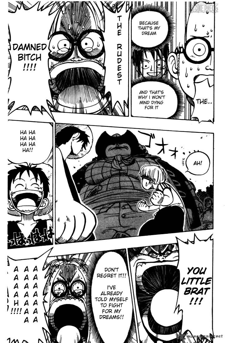 One Piece Manga Chapter 2 page 19 - That Guy, "Straw Hat Luffy"