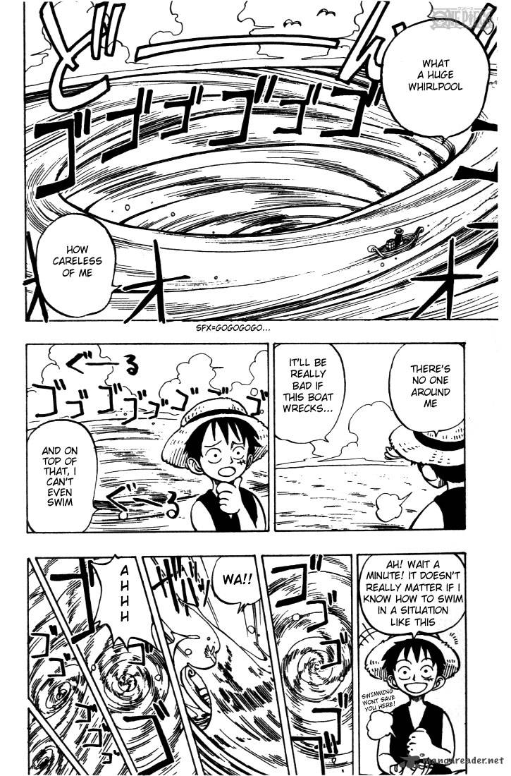 One Piece Manga Chapter 2 page 2 - That Guy, "Straw Hat Luffy"