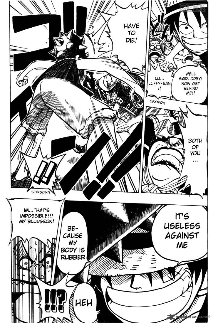 One Piece Manga Chapter 2 page 20 - That Guy, "Straw Hat Luffy"