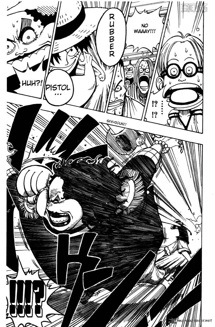 One Piece Manga Chapter 2 page 21 - That Guy, "Straw Hat Luffy"
