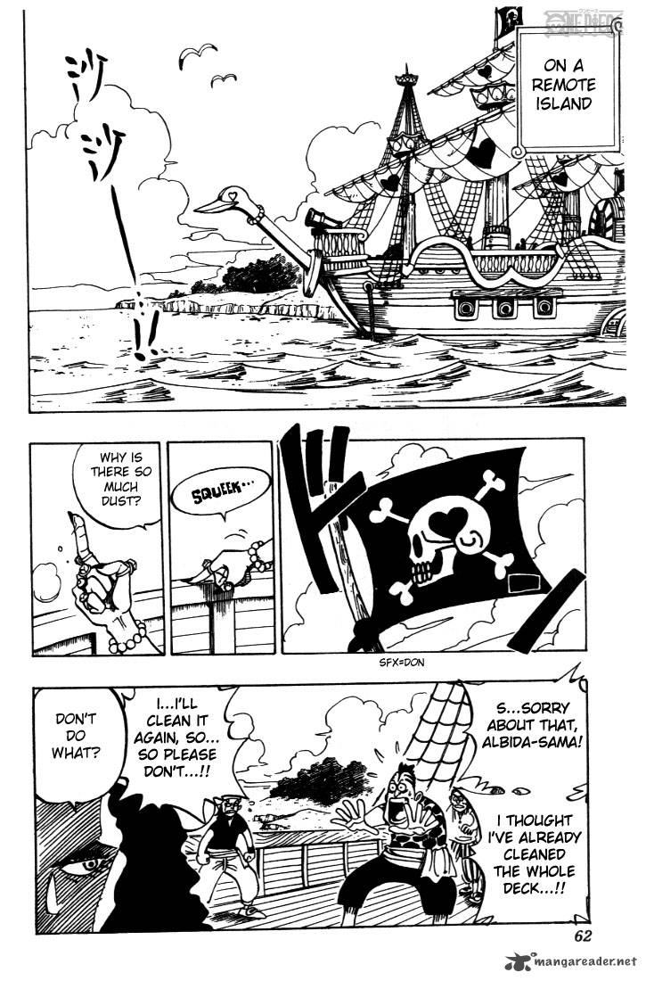 One Piece Manga Chapter 2 page 4 - That Guy, "Straw Hat Luffy"