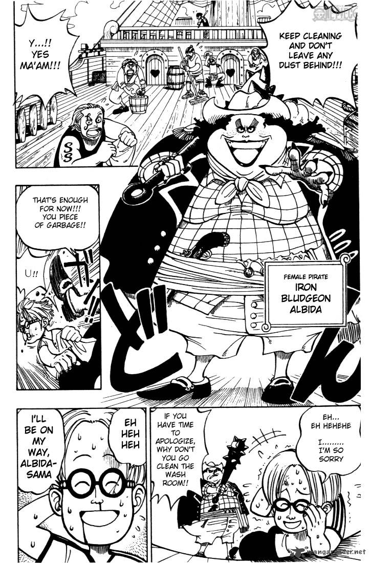 One Piece Manga Chapter 2 page 6 - That Guy, "Straw Hat Luffy"