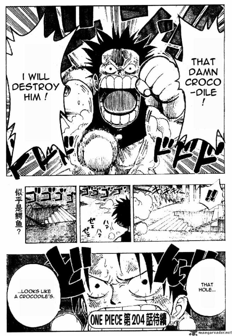 One Piece Manga Chapter 203 page 19 - Crocodile-ish