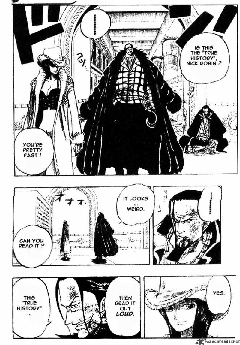 One Piece Manga Chapter 203 page 4 - Crocodile-ish