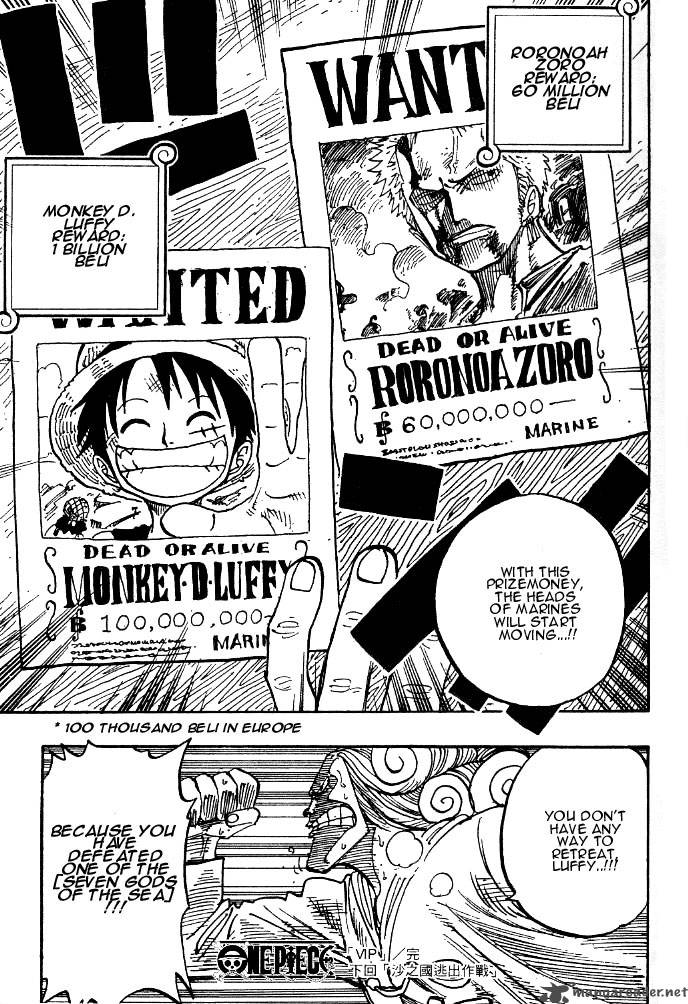One Piece Manga Chapter 213 page 22 - VIP