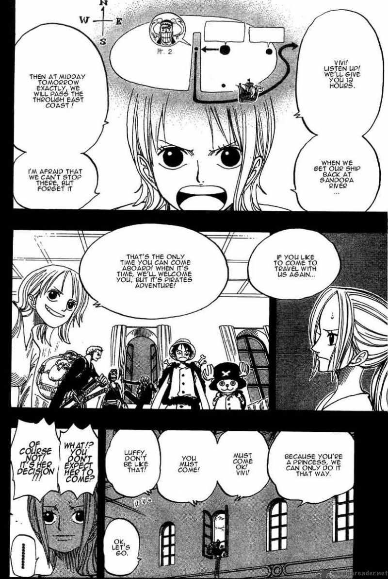 One Piece Manga Chapter 214 page 14 - Strategy to Escape the Sand Kingdom