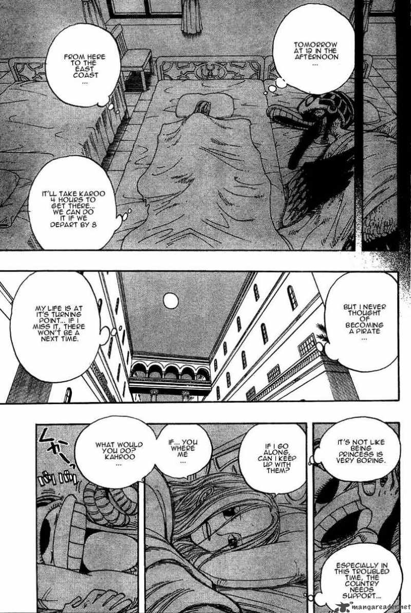 One Piece Manga Chapter 214 page 15 - Strategy to Escape the Sand Kingdom