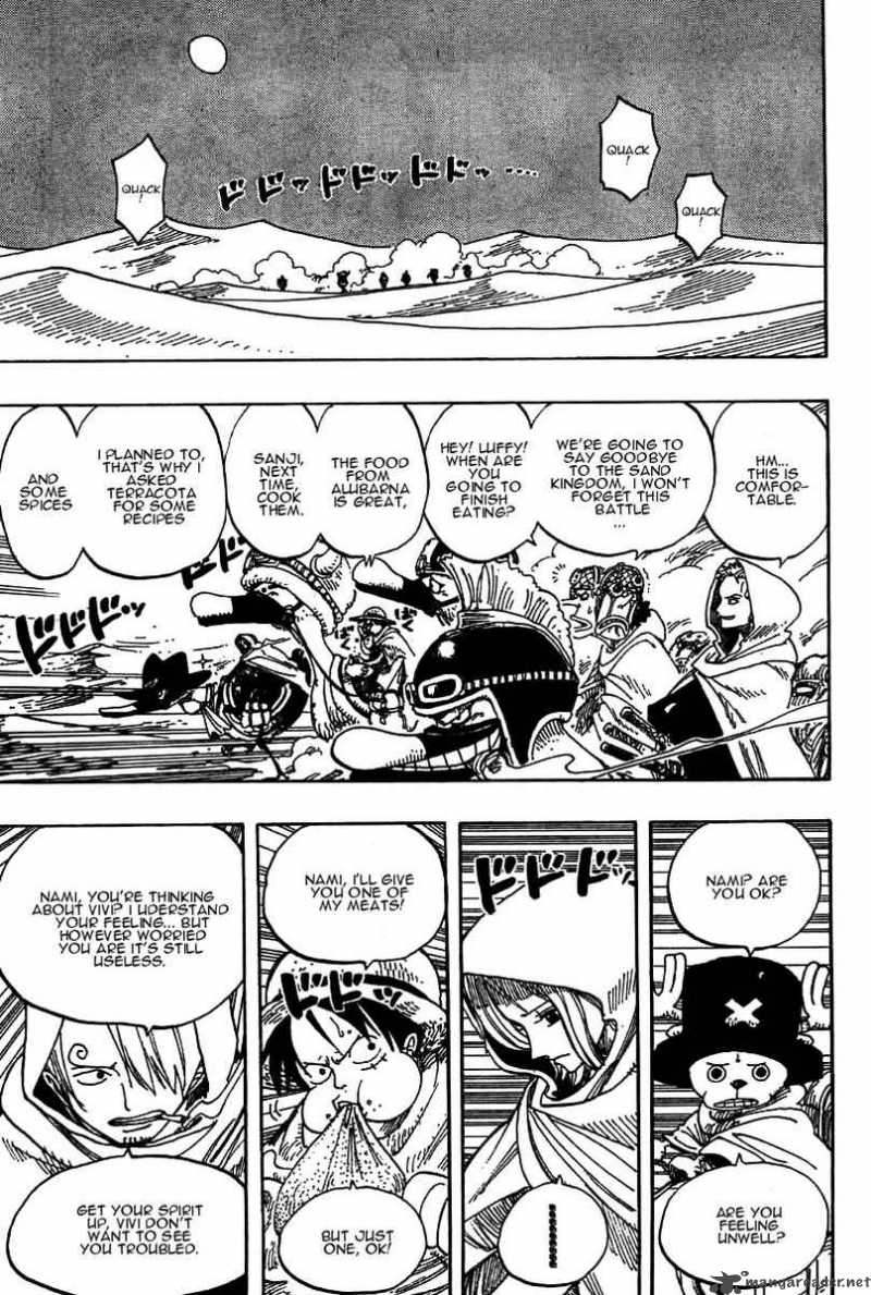 One Piece Manga Chapter 214 page 7 - Strategy to Escape the Sand Kingdom