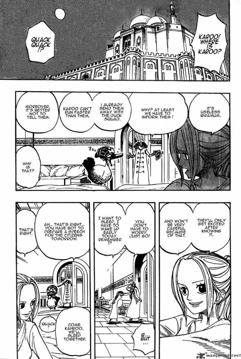 One Piece Manga Chapter 214 page 9 - Strategy to Escape the Sand Kingdom