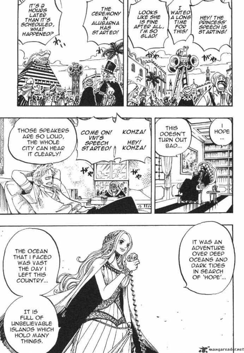 One Piece Manga Chapter 216 page 7 - Vivi's Adventure