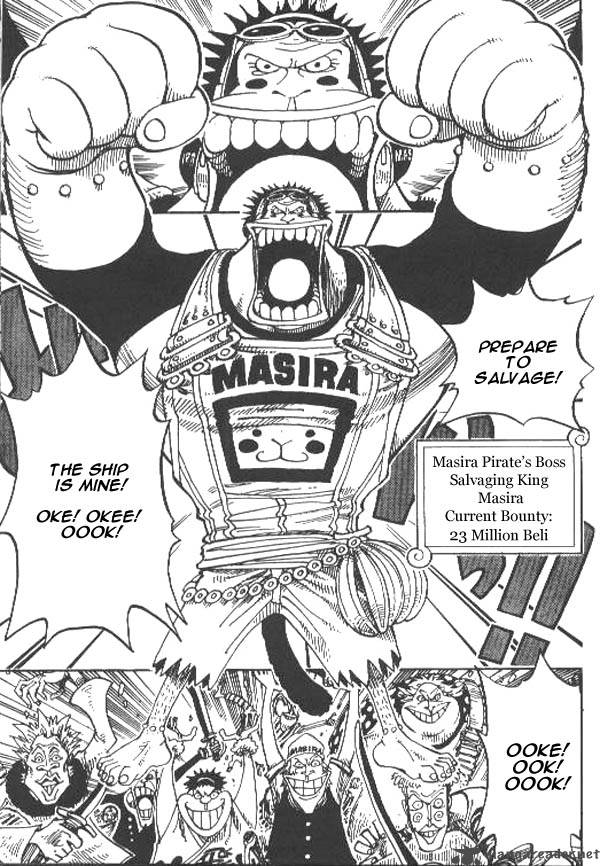 One Piece Manga Chapter 219 page 15 - Masira the Salvage King