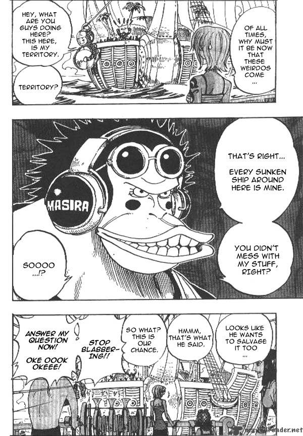 One Piece Manga Chapter 219 page 16 - Masira the Salvage King
