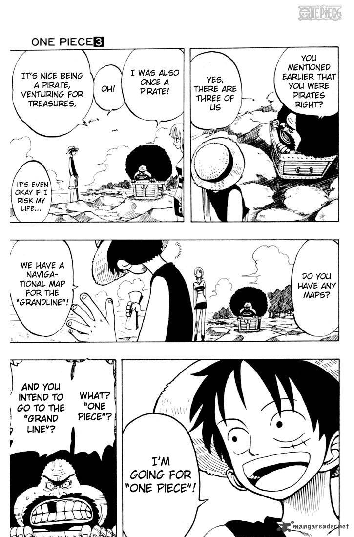 One Piece Manga Chapter 22 page 13 - You're the Rare Breed