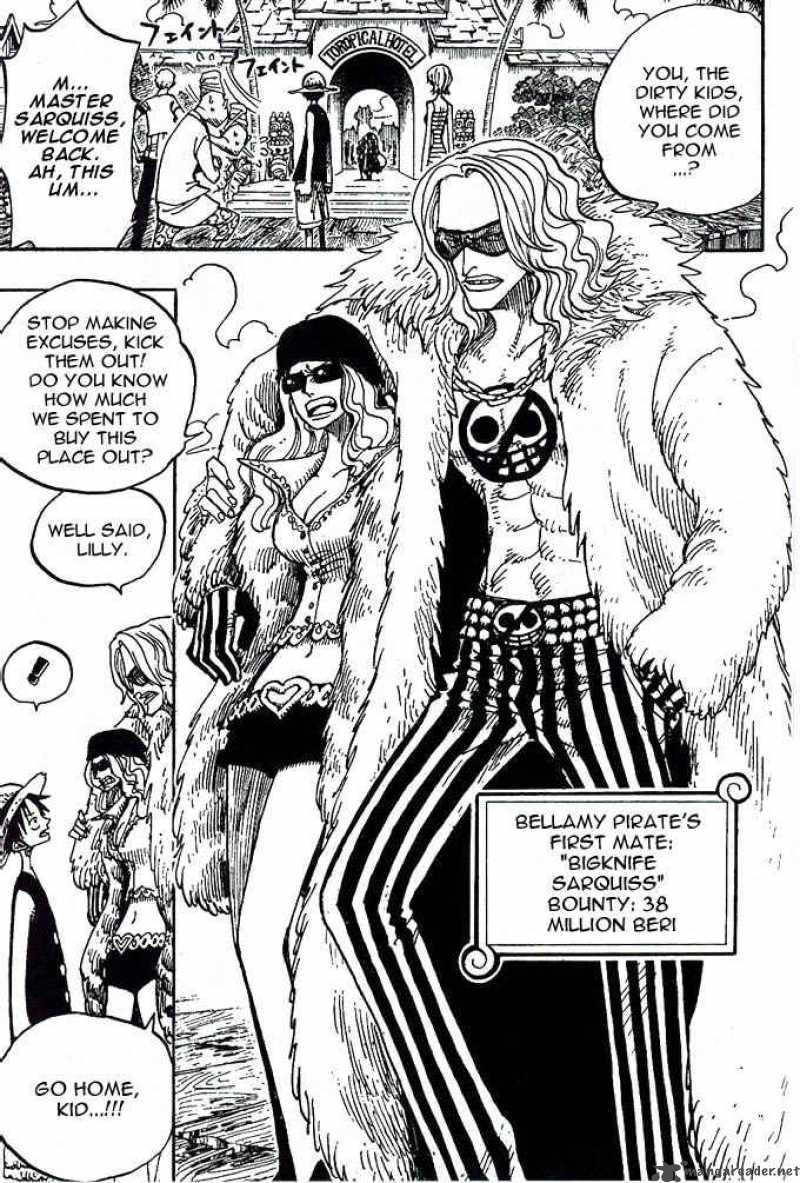 One Piece Manga Chapter 223 page 11 - I Promise Never to Fight in This Town