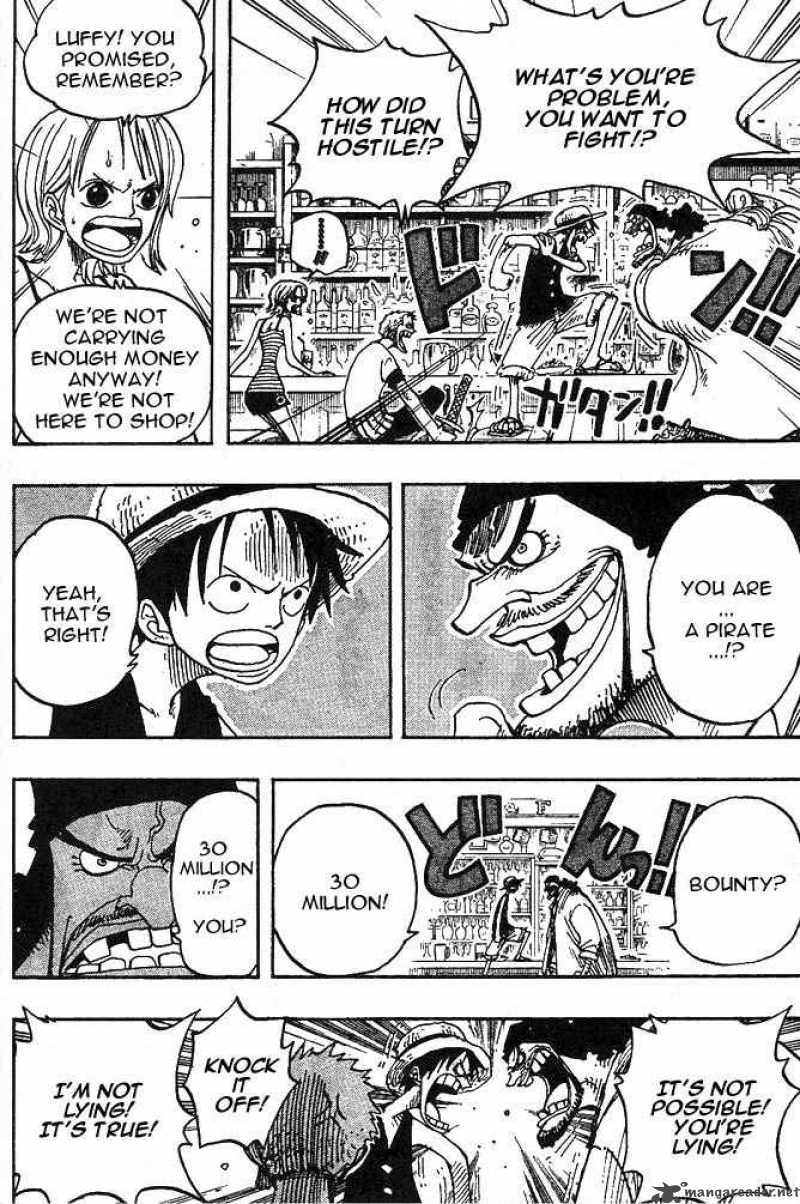 One Piece Manga Chapter 223 page 18 - I Promise Never to Fight in This Town