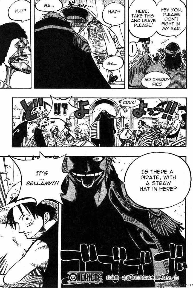 One Piece Manga Chapter 223 page 19 - I Promise Never to Fight in This Town