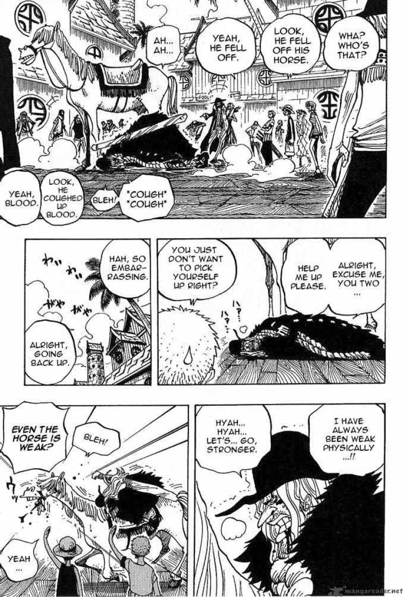 One Piece Manga Chapter 223 page 5 - I Promise Never to Fight in This Town