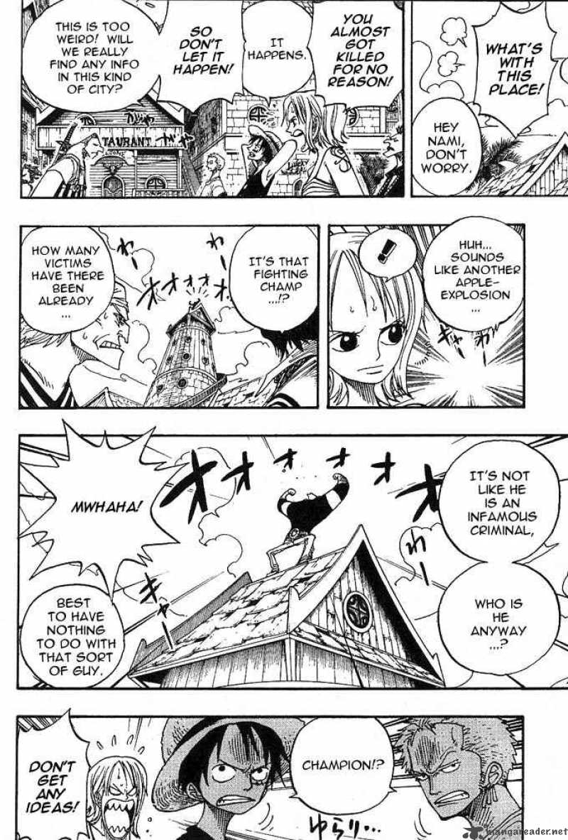 One Piece Manga Chapter 223 page 8 - I Promise Never to Fight in This Town