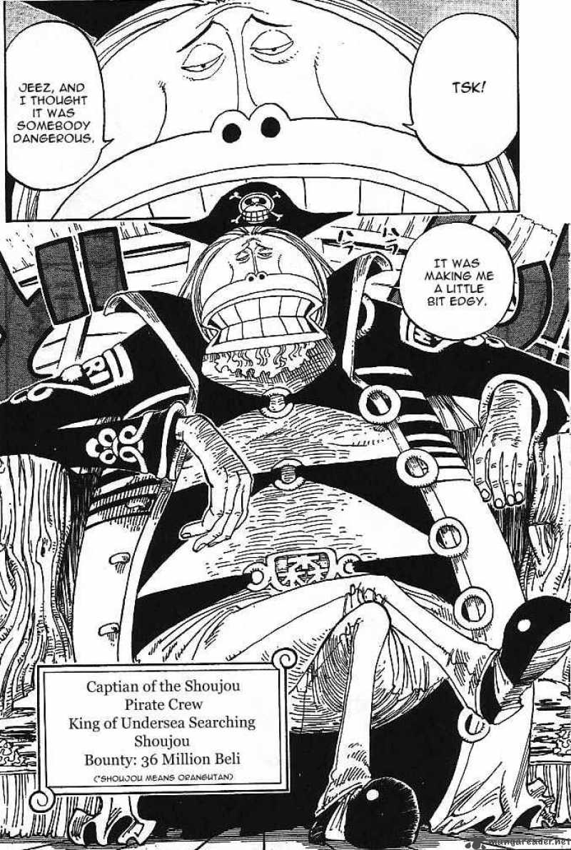 One Piece Manga Chapter 226 page 11 - Shoujou, the Salvage King of the Seafloor