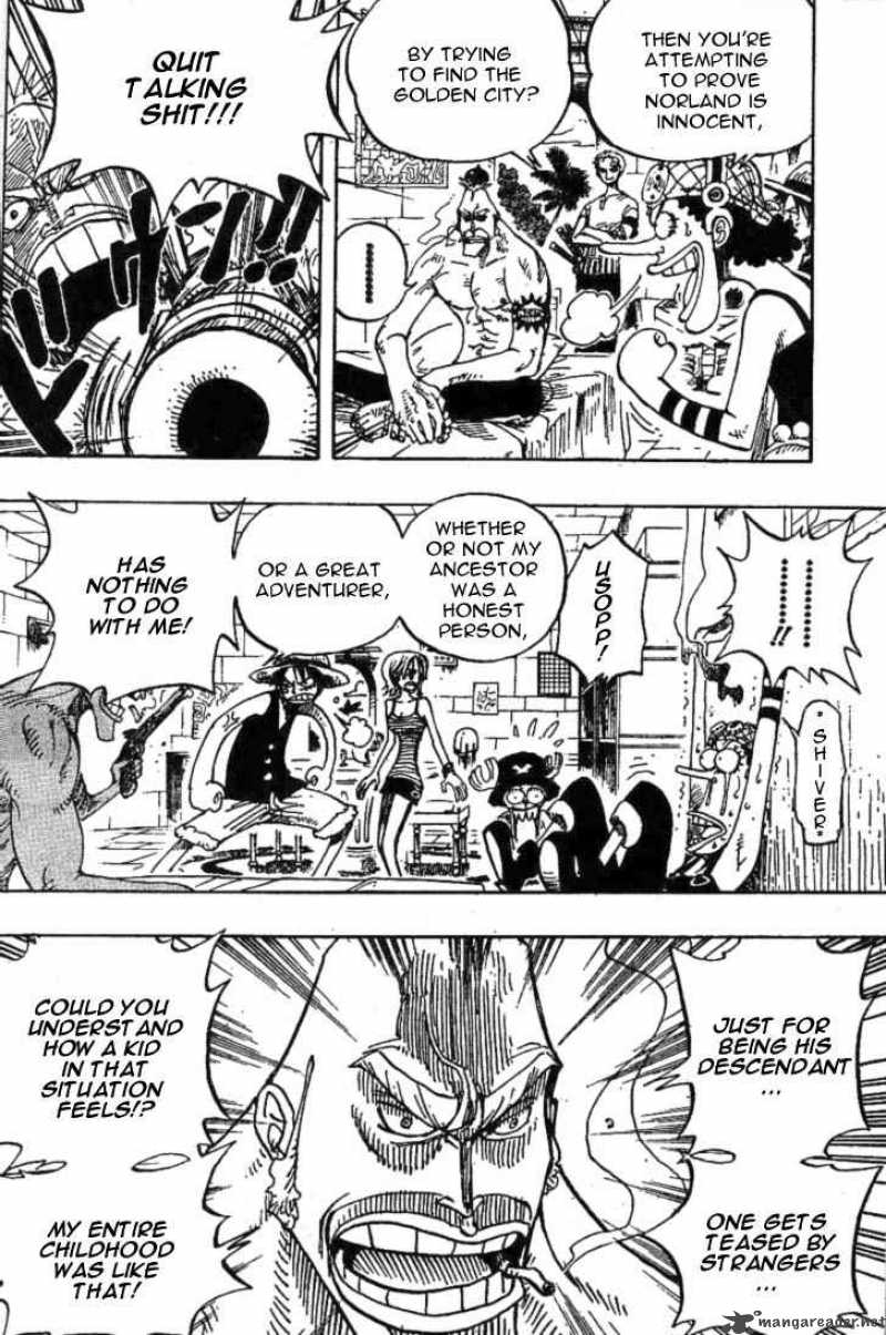One Piece Manga Chapter 228 page 10 - Mont Blanc Cricket, the Last Boss of the Saruyama Allied Force