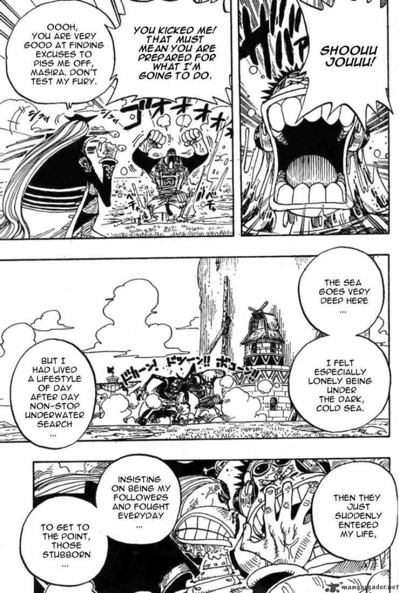 One Piece Manga Chapter 228 page 15 - Mont Blanc Cricket, the Last Boss of the Saruyama Allied Force
