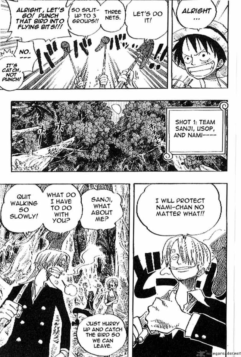 One Piece Manga Chapter 230 page 11 - Pursue the South Bird!!