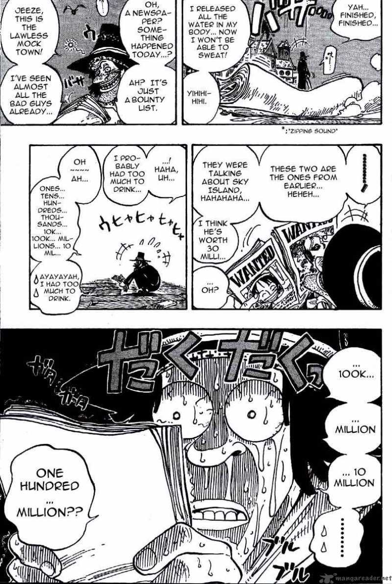 One Piece Manga Chapter 232 page 3 - The Hundred Million Man