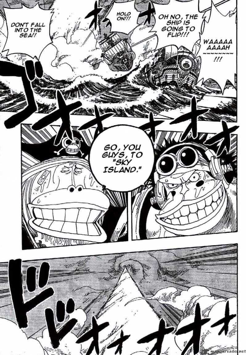 One Piece Manga Chapter 236 page 12 - The Ship Sails to the Sky
