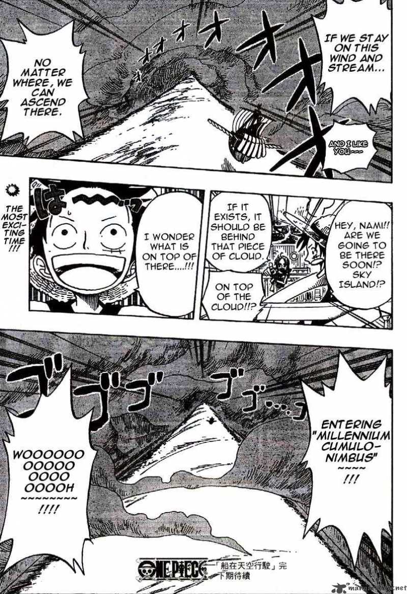One Piece Manga Chapter 236 page 18 - The Ship Sails to the Sky