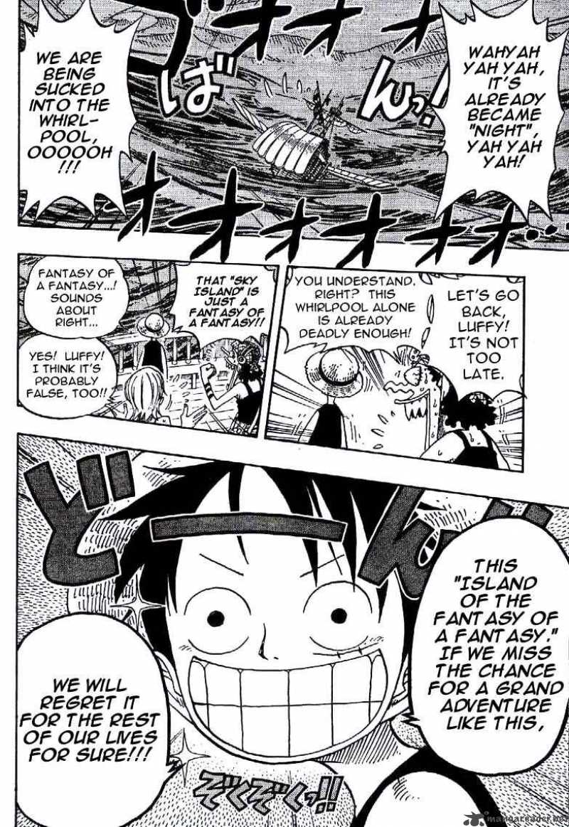 One Piece Manga Chapter 236 page 4 - The Ship Sails to the Sky