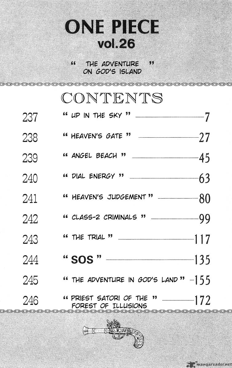 One Piece Manga Chapter 237 page 11 - High in the Sky