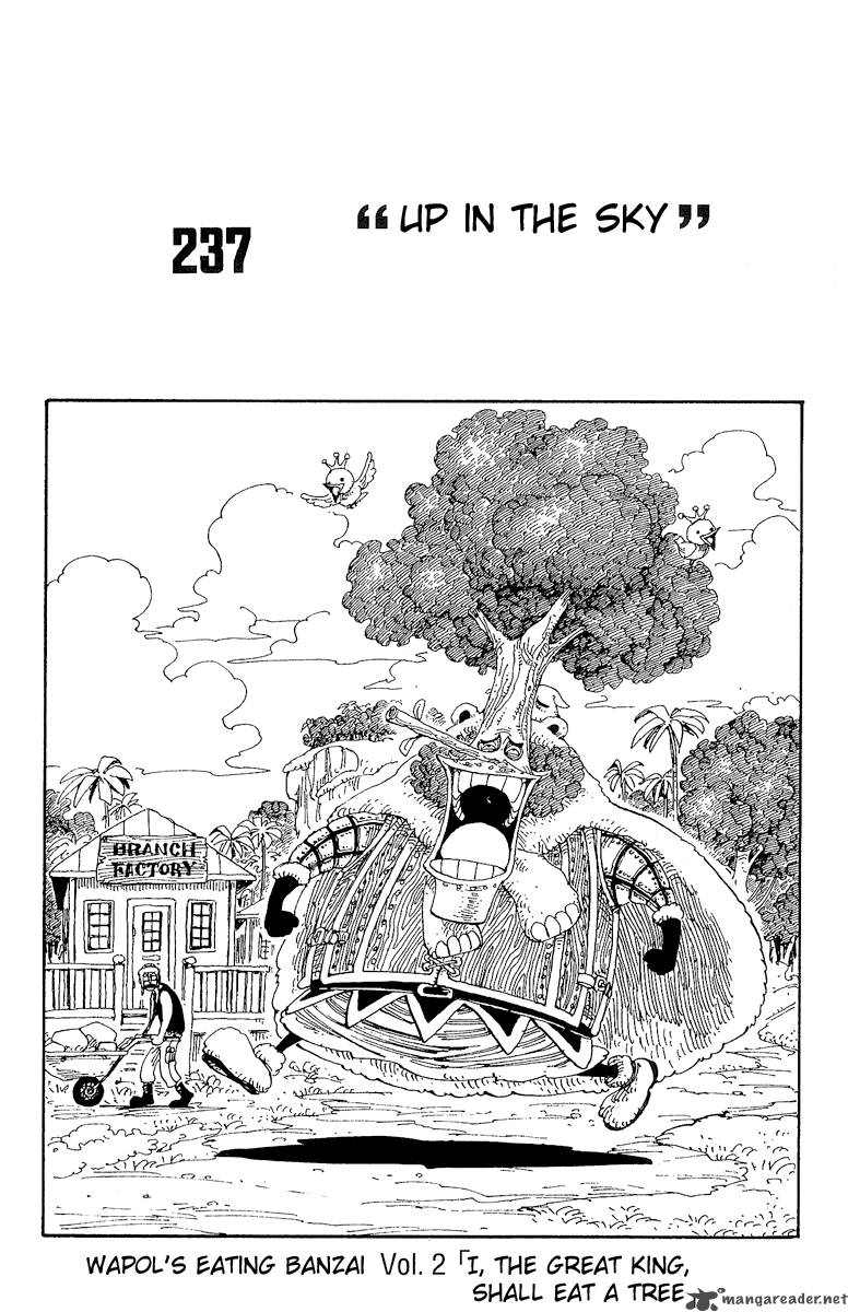 One Piece Manga Chapter 237 page 12 - High in the Sky