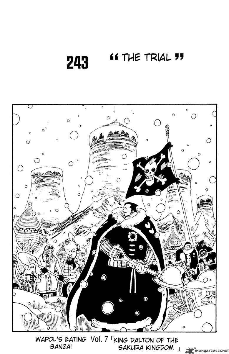 One Piece Manga Chapter 243 page 1 - Ordeals