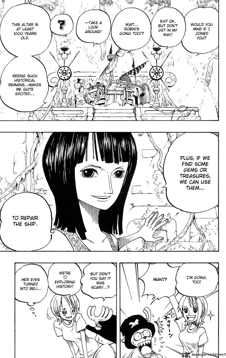 One Piece Manga Chapter 245 page 15 - Adventure on God's Island