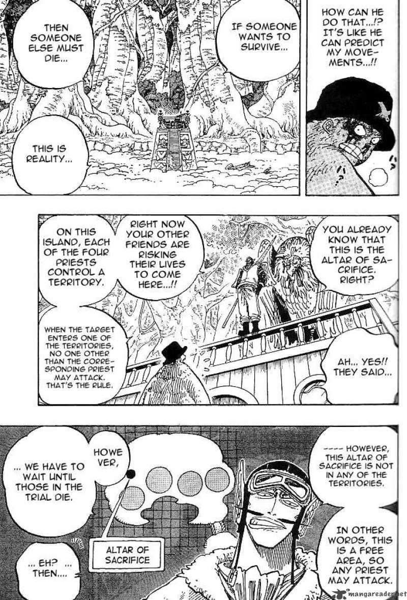One Piece Manga Chapter 248 page 13 - Former God vs Priest