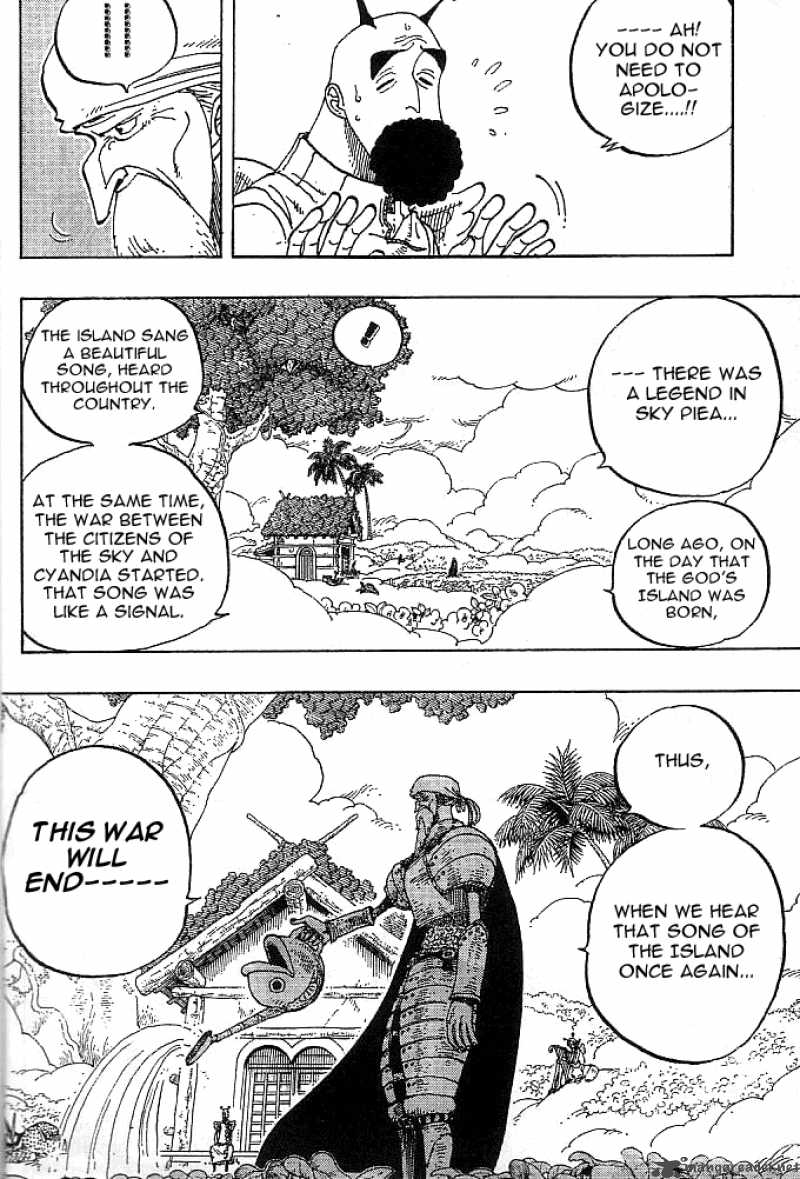 One Piece Manga Chapter 248 page 6 - Former God vs Priest
