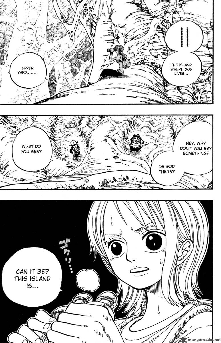 One Piece Manga Chapter 249 page 13 - The Village Hidden in the Cloud