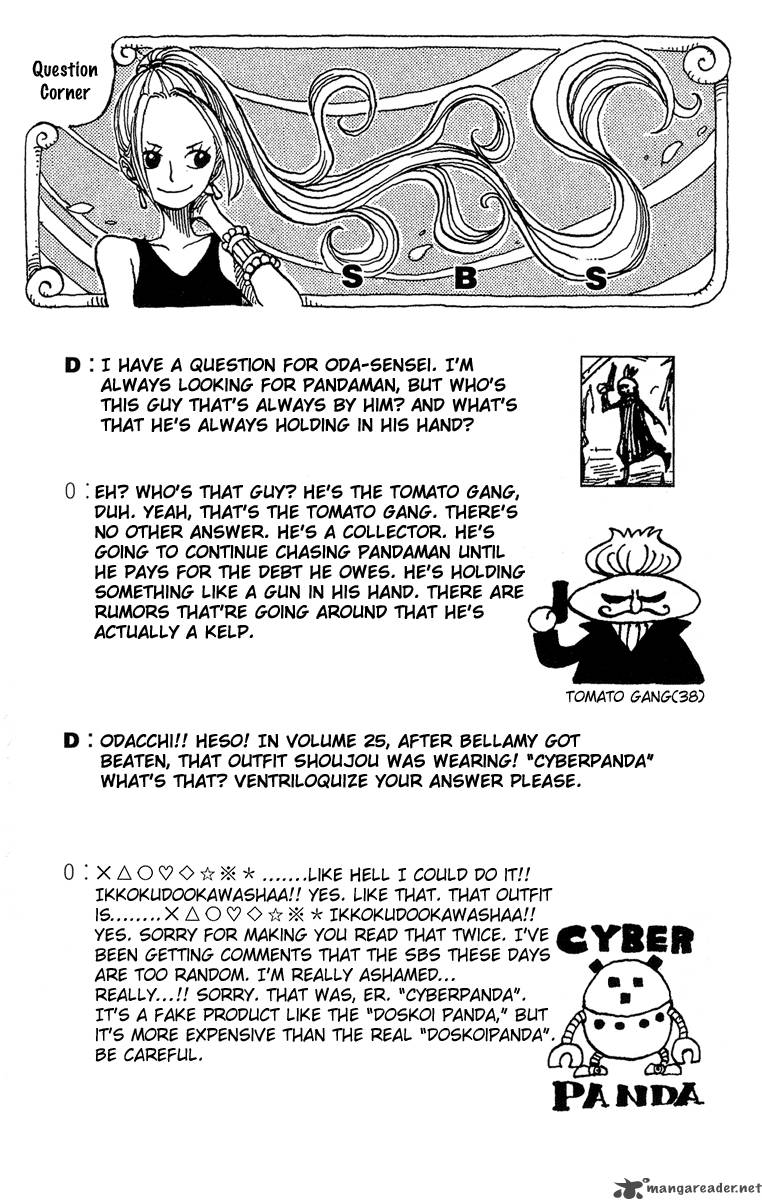 One Piece Manga Chapter 249 page 19 - The Village Hidden in the Cloud