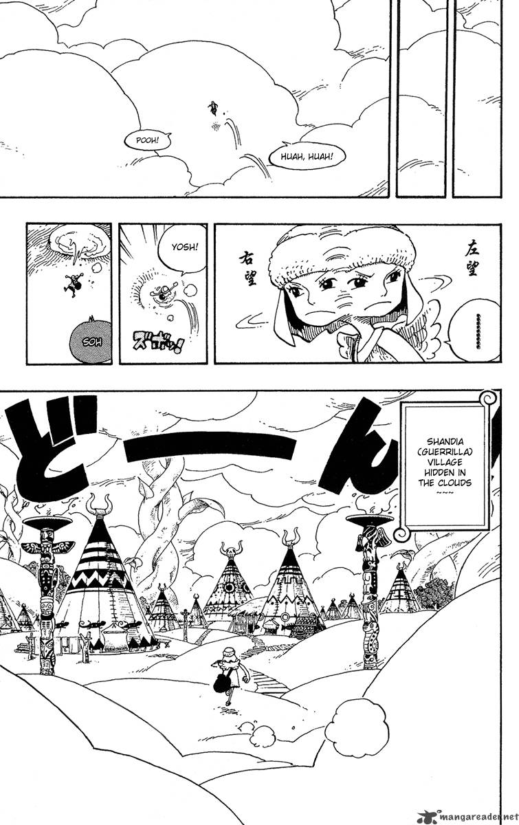 One Piece Manga Chapter 249 page 5 - The Village Hidden in the Cloud