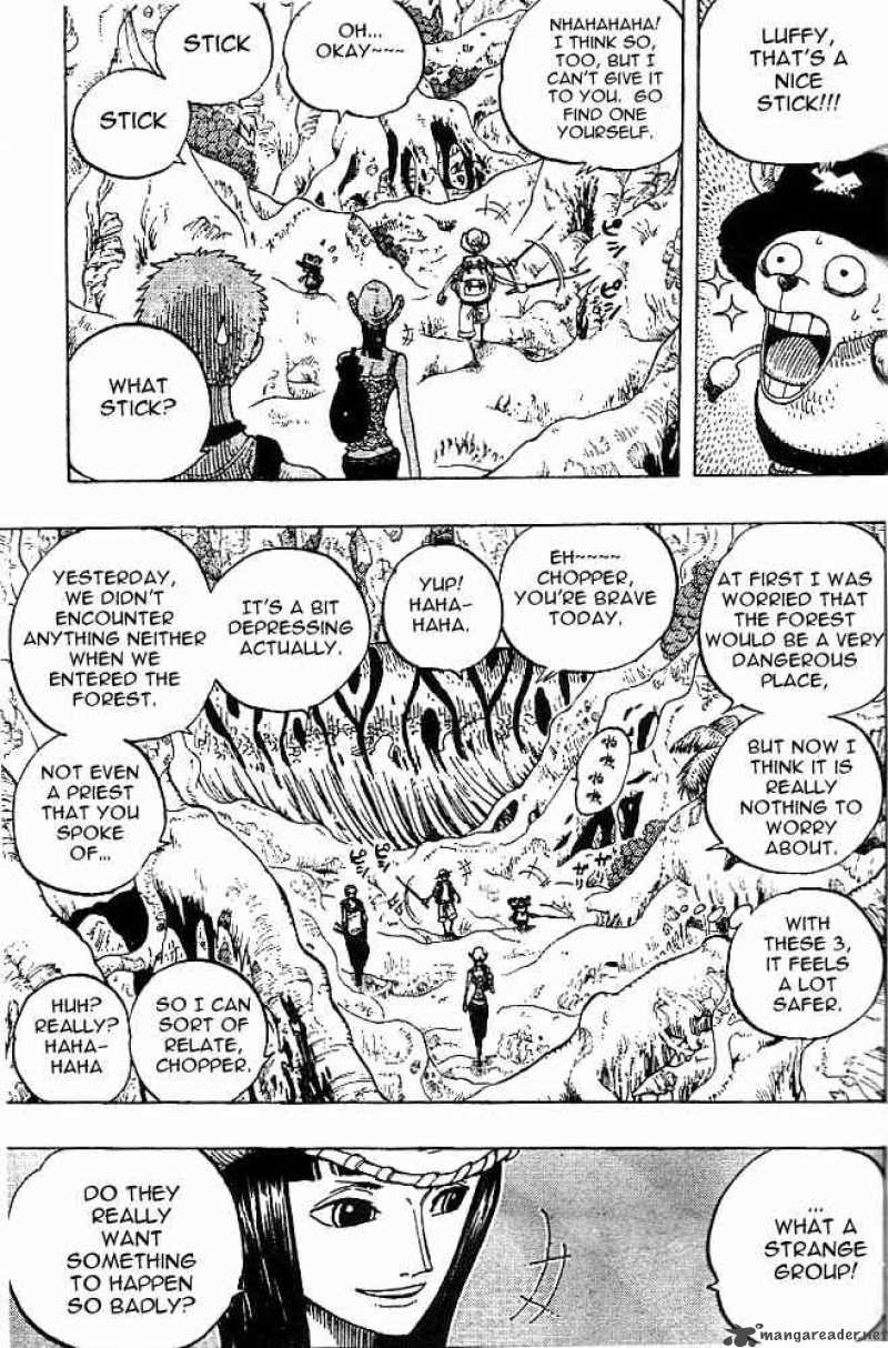One Piece Manga Chapter 255 page 3 - The Anaconda and the Search Team