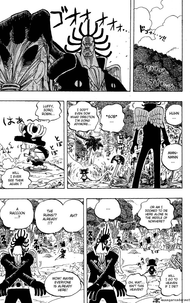 One Piece Manga Chapter 259 page 16 - Pirate Zoro vs. Warrior Braham